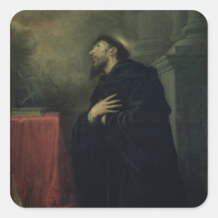 Sint Augustinus 1663 Vierkante Sticker