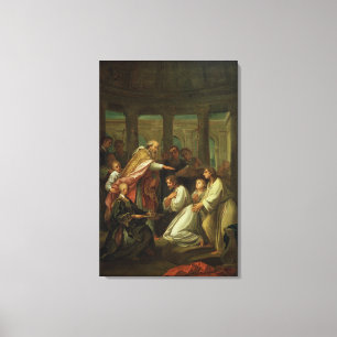 Sint-Augustinus Canvas Afdruk