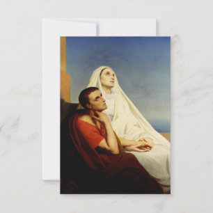 Sint Augustinus en Sint Monica Bedankkaart