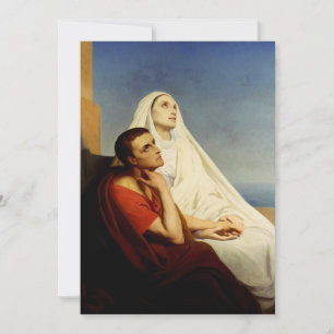Sint Augustinus en Sint Monica Bedankkaart