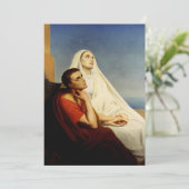 Sint Augustinus en Sint Monica Bedankkaart (Staand voorkant)