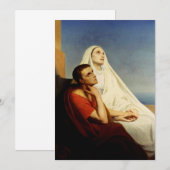 Sint Augustinus en Sint Monica Bedankkaart (Voorkant / Achterkant)