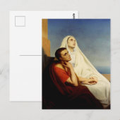 Sint Augustinus en Sint Monica Briefkaart (Voorkant / Achterkant)