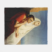 Sint Augustinus en Sint Monica Fleece Deken (Voorkant (Horizontaal))