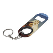 Sint Augustinus en Sint Monica Mini Flessenopener (Voorkant Gekanteld)