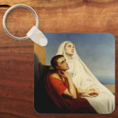 Sint Augustinus en Sint Monica Sleutelhanger (Voorkant)