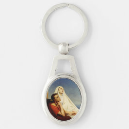 Sint Augustinus en Sint Monica Sleutelhanger