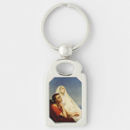 Sint Augustinus en Sint Monica Sleutelhanger