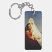 Sint Augustinus en Sint Monica Sleutelhanger (Voorkant Links)