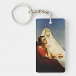 Sint Augustinus en Sint Monica Sleutelhanger