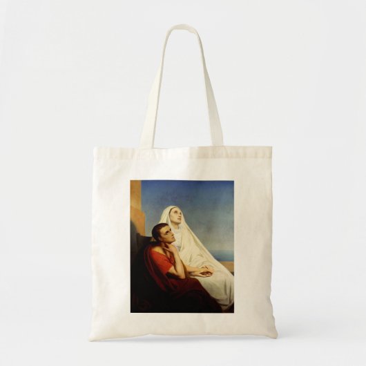 Sint Augustinus en Sint Monica Tote Bag (Voorkant)