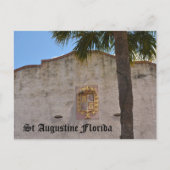 Sint-Augustinus FL-wapenschild van het Spaanse Rij Briefkaart (Voorkant)