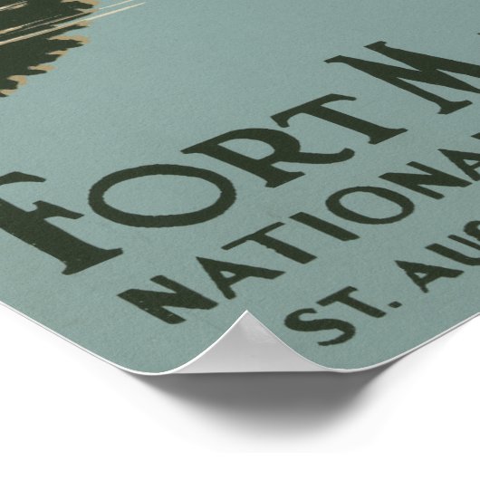 Sint-Augustinus Florida Spaans Poster van de Fort (Hoek)