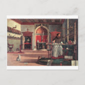 Sint Augustinus in zijn studie - Vittore Carpaccio Briefkaart (Voorkant)