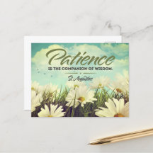 Sint Augustinus Inspirerend citaat "Patience"