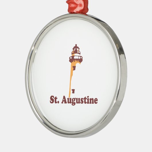 Sint Augustinus. Metalen Ornament (Links)