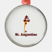 Sint Augustinus. Metalen Ornament (Voorkant)