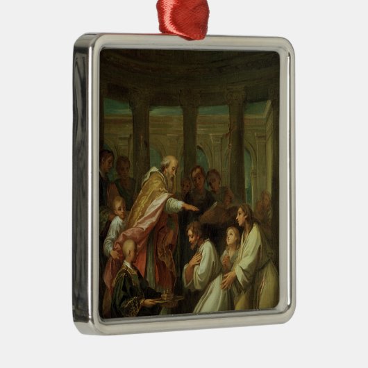 Sint-Augustinus Metalen Ornament (Rechts)