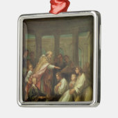 Sint-Augustinus Metalen Ornament (Links)