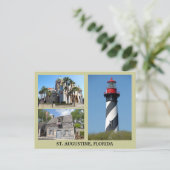 Sint-Augustinus Toeristische Sites Briefkaart (Staand voorkant)