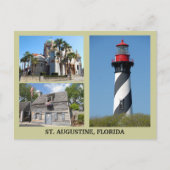 Sint-Augustinus Toeristische Sites Briefkaart (Voorkant)