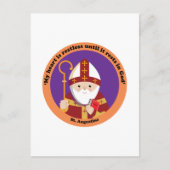 Sint-Augustinus van Hippo Briefkaart (Voorkant)
