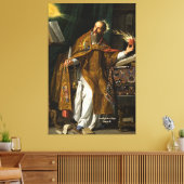 Sint Augustinus van Hippo Canvas Afdruk (Insitu (Woonkamer))