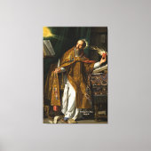 Sint Augustinus van Hippo Canvas Afdruk (Voorkant)