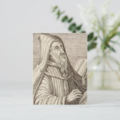 Sint Augustinus van Hippo Kerkleraar Briefkaart (Staand voorkant)