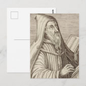 Sint Augustinus van Hippo Kerkleraar Briefkaart (Voorkant / Achterkant)