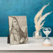 Sint Augustinus van Hippo Kerkleraar Fotoplaat (Zijkant)