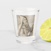 Sint Augustinus van Hippo Kerkleraar Shot Glas (Voorkant)