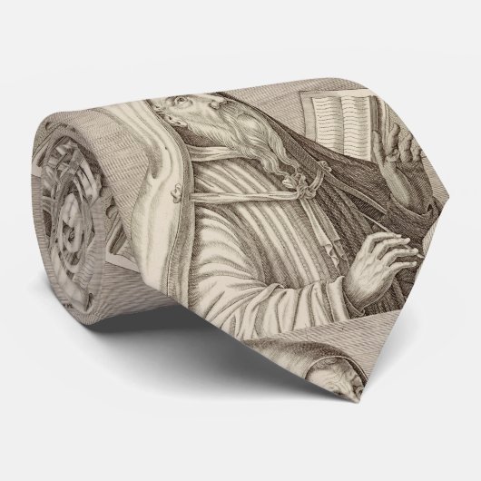 Sint Augustinus van Hippo Kerkleraar Stropdas (Opgerold)