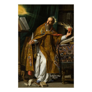 Sint Augustinus van Hippo Perfect Poster