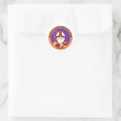 Sint-Augustinus van Hippo Ronde Sticker (Tas)