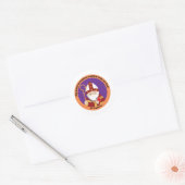 Sint-Augustinus van Hippo Ronde Sticker (Envelop)
