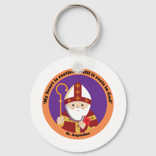 Sint-Augustinus van Hippo Sleutelhanger