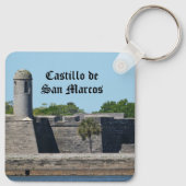 Sint-Augustinusbrug van leeuwen en fotografie Sleutelhanger (Achterkant)