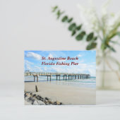 Sint-Augustinusstrand Feestdagenkaart (Staand voorkant)
