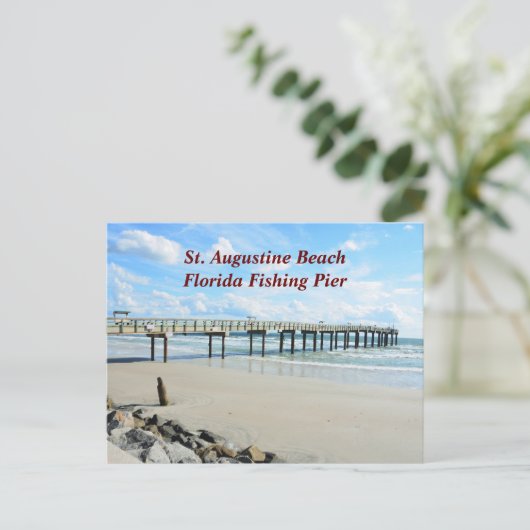 Sint-Augustinusstrand Feestdagenkaart (Staand voorkant)