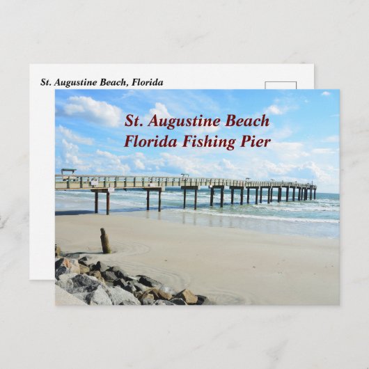 Sint-Augustinusstrand Feestdagenkaart (Voorkant / Achterkant)