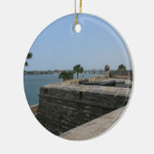 Sint-AugustinusUitzicht van fort naar brug Keramisch Ornament (Links)