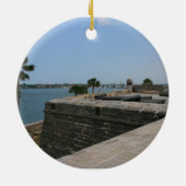 Sint-AugustinusUitzicht van fort naar brug Keramisch Ornament (Achterkant)