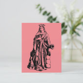 Sint Barbara de Grote Martelaar Heilige Grafische (Staand voorkant)