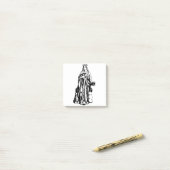 Sint-Barbara de Grote Martelaar Heilige Grafische Post-it® Notes (Op bureau)