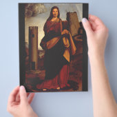 Sint Barbara door Giovanni Antonio Boltraffio Flyer (Hand)