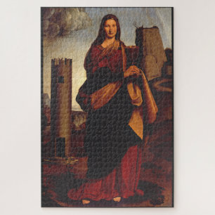 Sint Barbara door Giovanni Antonio Boltraffio Legpuzzel