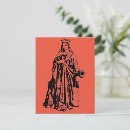 Sint Barbara Maagd en martelaar (Staand voorkant)