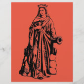 Sint Barbara Maagd en martelaar Flyer (Voorkant)