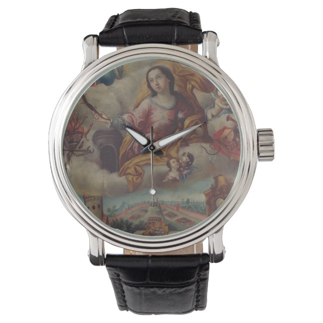 Sint Barbara Maagd en martelaar Horloge (Voorkant)